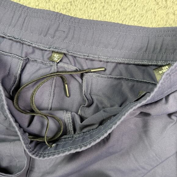 Public Rec Daymaker Pants Mens 42x28 Blue Nylon Drawstring Stretch Sweatpants - Picture 3 of 10